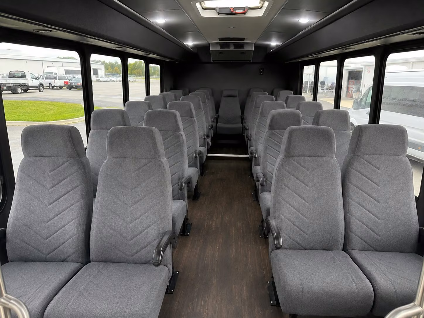15 passenger minibus inside