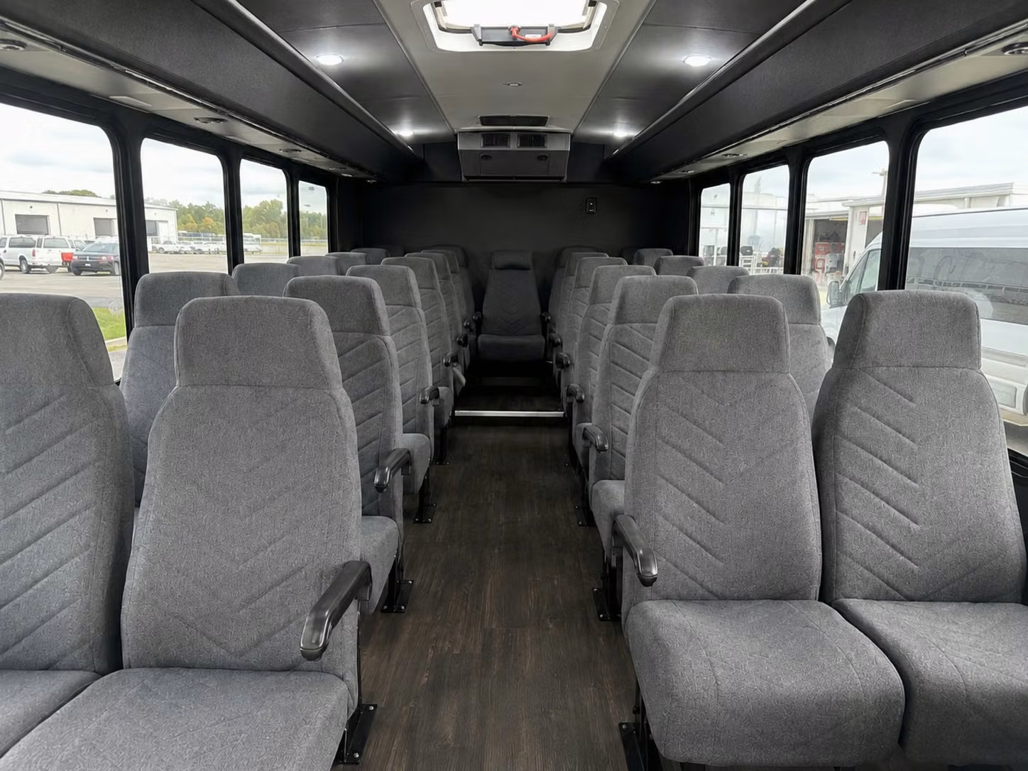20 passenger minibus interior