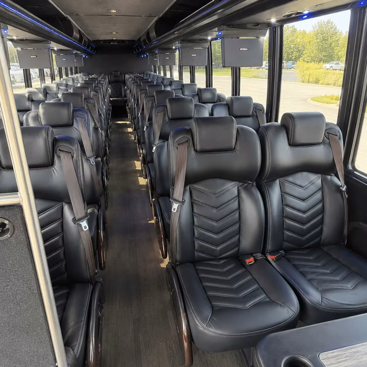 28 passenger minibus interior