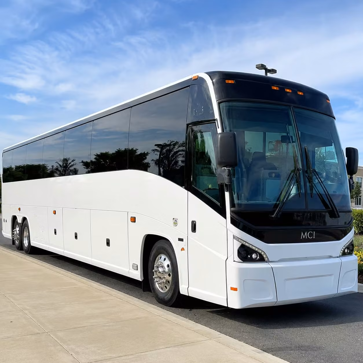 portland charter bus rental exterior