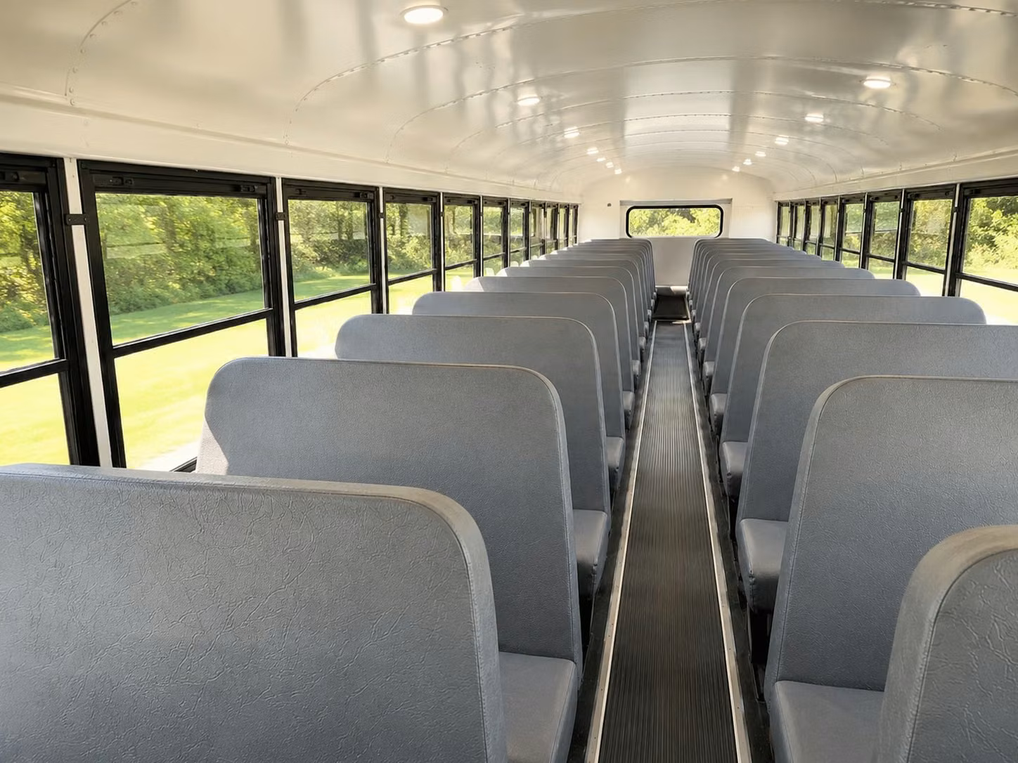 school bus interior