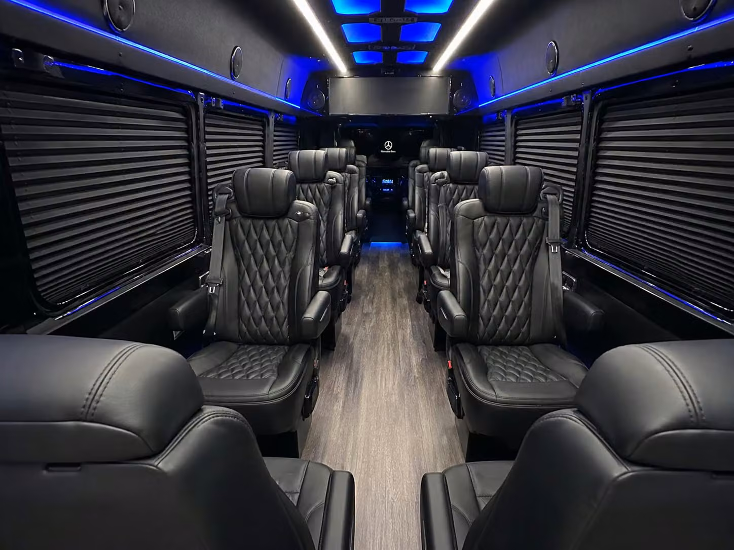 sprinter van with driver interior